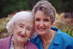 Woman and daughter